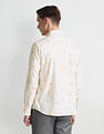 Arrow Floral Print Dobby 1851 Shirt