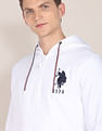 U.S. Polo Assn. Drawstring Hood Solid Sweatshirt