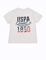 U.S. Polo Assn. Kids Boys Brand Printed Regular Fit T-Shirt