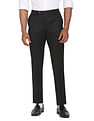 Arrow Solid Hudson Tailored Fit Trousers
