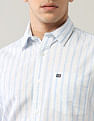 Arrow Sport Vertical Striped Dobby Shirt