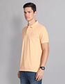 AD by Arvind Embroidered Logo Cotton Polo Shirt