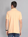 AD by Arvind Embroidered Logo Cotton Polo Shirt