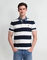 U.S. Polo Assn. Denim Co. Horizontal Striped Slim Fit Polo Shirt