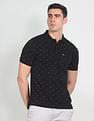 Arrow Sports Brand Print Cotton Polo Shirt