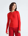 Tommy Hilfiger Long Sleeve Ribbed Essential T-Shirt