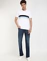 Tommy Hilfiger Mid-Wash Slim-Fit Low-Rise Jeans