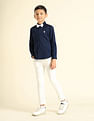 U.S. Polo Assn. Kids Boys Pure Cotton Satin Shirt