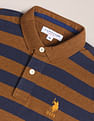 U.S. Polo Assn. Long Sleeve Horizontal Stripe Polo Shirt