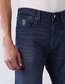 U.S. Polo Assn. Denim Co. Brandon Slim Tapered Fit Blue Jeans