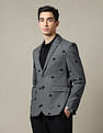 Arrow Embroidered Tailored Fit 1851 Blazer