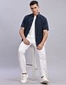 Tommy Hilfiger Mens Navy Geometric Shirt