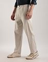 Calvin Klein Jeans Tapered-Fit Solid Mid Rise Trouser