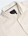 Flying Machine Tencel Hemp Cotton Stripe Shirt