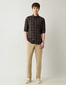 Arrow Sport Grid Tattersall Checked Dobby Shirt