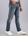 Tommy Hilfiger Mid-Wash Slim-Fit Mid Rise Jeans