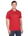 Arrow Sports Tonal Stripe Cotton Polo Shirt