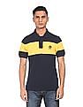 U.S. Polo Assn. Cotton Colour Block Polo Shirt