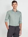 Arrow Windowpane Check Slim Shirt