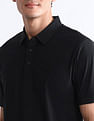 USPA Active Textured Slim Fit Polo Shirt