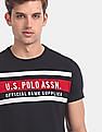 U.S. Polo Assn. Blue Crew Neck Embroidered T-Shirt