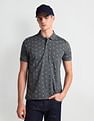 Arrow Sports All Over Print Cotton Polo Shirt