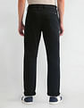 Arrow Sports Mid Rise Solid Trousers