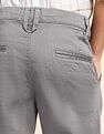 U.S. Polo Assn. Kids Boys Slim Fit Solid Trousers