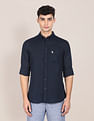 U.S. Polo Assn. Button-Down Collar Solid Casual Shirt