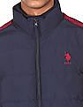 U.S. Polo Assn. High Neck Solid Quilted Jacket