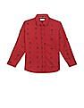 U.S. Polo Assn. Kids Boys Cotton Monogram Print Shirt