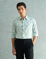 Arrow Newyork Slim Fit Smart Printed Shirt