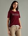 Tommy Hilfiger F25HWKT256 RED Womens T-Shirt