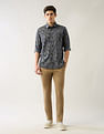 Arrow Sport Tropical Printed Printed Tailored Fit Shirt