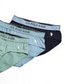 U.S. Polo Assn. Solid Low Rise OEB15 Briefs - Pack Of 3