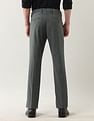 Arrow Regular Fit Solid Spring Sorbet Trousers