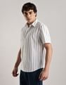 Calvin Klein Jeans Striped Regular-Fit Poplin Woven Shirt