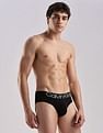 Calvin Klein Underwear Mid Rise Solid Black Briefs
