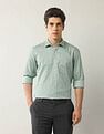 Arrow Textured Liberty Classic Fit Autopress Shirt