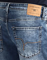 Flying Machine Freddie Slim Straight Mid Rise Jeans