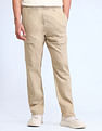 Flying Machine Solid Slim Fit Trousers