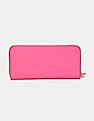 Calvin Klein Women Pink Brand Logo Ziparound Wallet