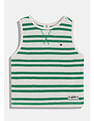 Tommy Hilfiger Kids Girls Striped Slim-Fit Cotton T-Shirt