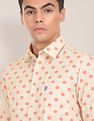 U.S. Polo Assn. Spread Collar Printed Casual Shirt