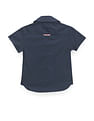 U.S. Polo Assn. Kids Boys Notch Collar Colour Block Shirt
