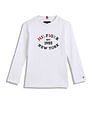 Tommy Hilfiger Kids Boys Monotype Flock T-Shirt