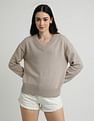 Calvin Klein Jeans Embro Badge V Neck Sweater