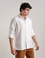 Calvin Klein Jeans Solid Regular-Fit Cotton Shirt