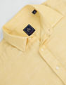 Arrow Sports Linen Blend Heathered Shirt