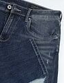 Flying Machine Mid Rise Slash Slim Tapered Jeans